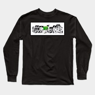 The Neighborhood, in black and white. Long Sleeve T-Shirt